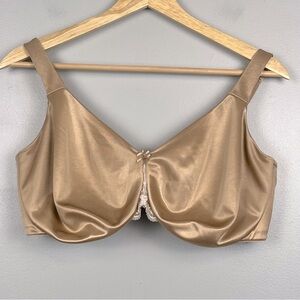 Soma beige Sensuous Sides Minimizer 3inch underwire soft cup bra, 40DDD.